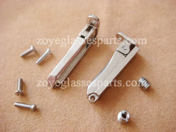 

latest spring hinge for wood eyewear 2.6mm spring stable spring action nickel alloy with screws TSH-64-A ship in 2 days