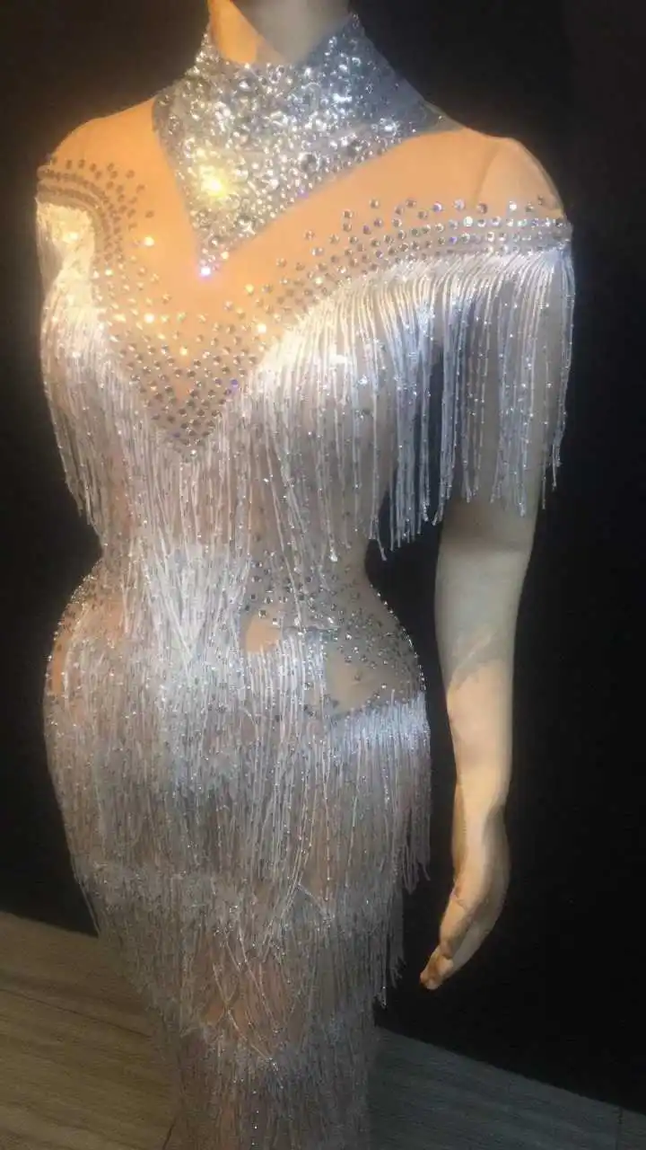 High Quality Mantual Beading Tassel Costumes Party