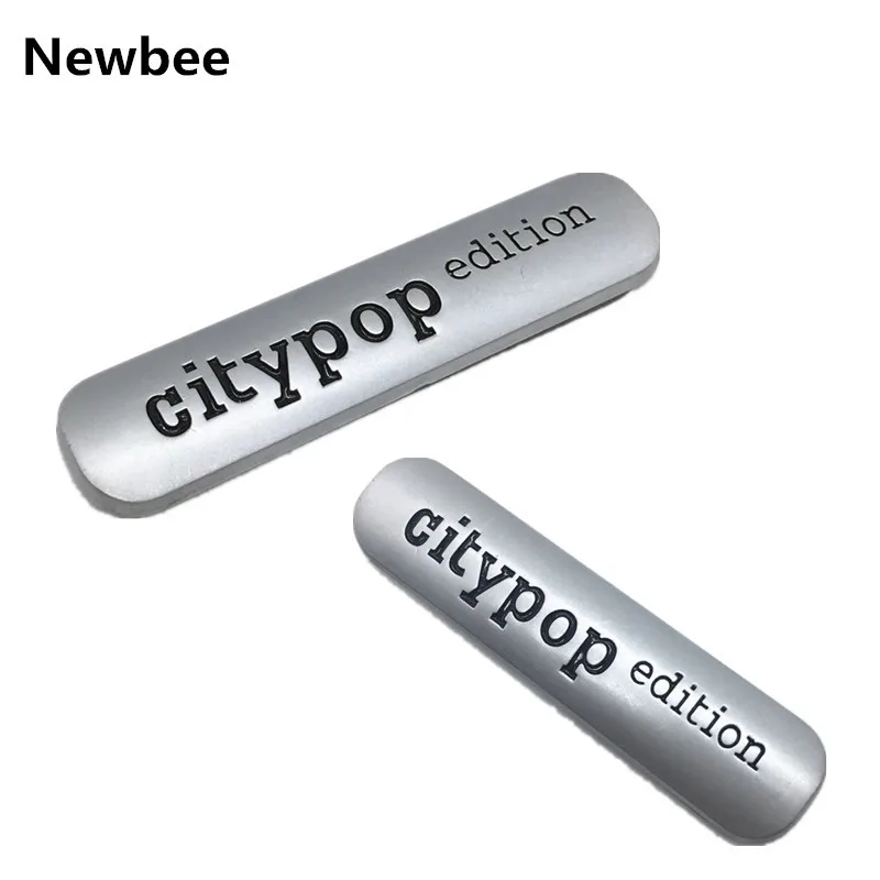 Newbee 2 шт./лот 3D Автомобильная Наклейка металлическая эмблема citypop издание зеркало