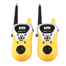 2pcs Intercom Electronic Walkie Talkie Toy Kid Child Mini Handheld Phone Toys Portable Two-Way radio interphone wireless Safe