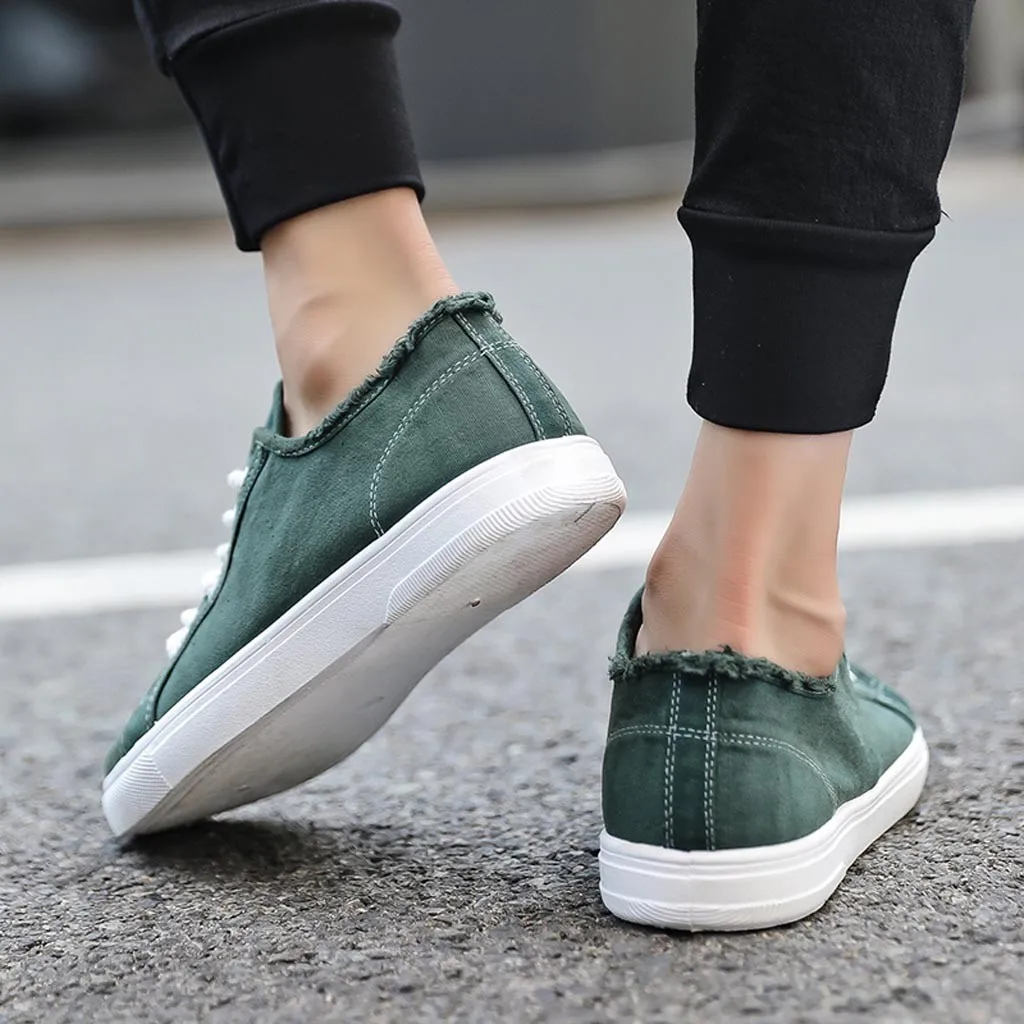 Men  Fashion Leisure Sneakers Shoes Teenager Student Canvas  sport shoes men 2018 casual shoes men sneakers