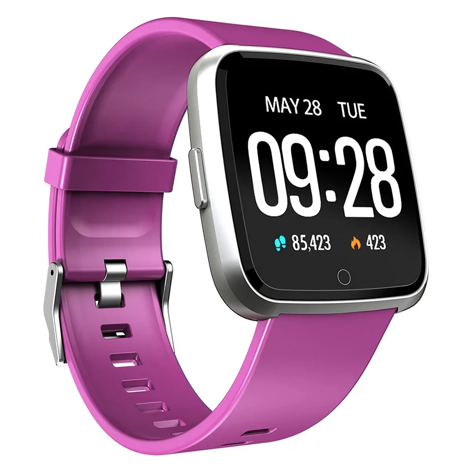 10 Pieces) Wholesale CY7 Smart watch Brim Smartwatch - Цвет: Фиолетовый