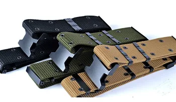 

GOOD quality Outdoor SportBelts Men Tactical Military Equipment Army Outer Waistband Nylon Thicken Combat Buckle Belts