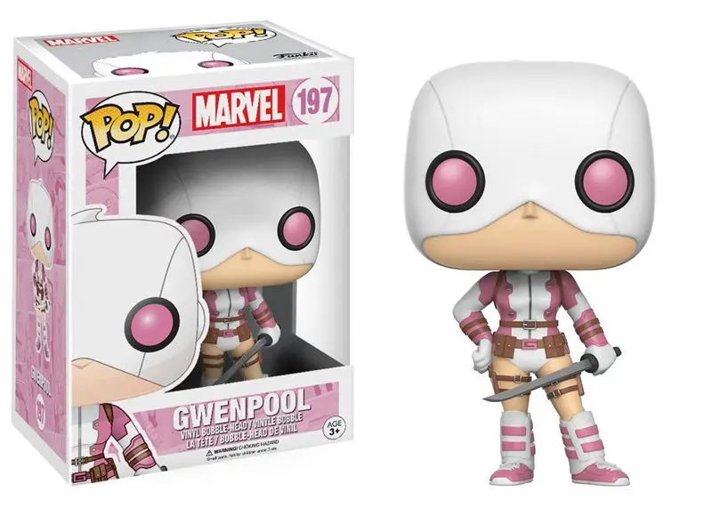 

Funko pop Official Marvel: GwenPool Masked Vinyl Action Figure Collectible Model Toy with Original Box