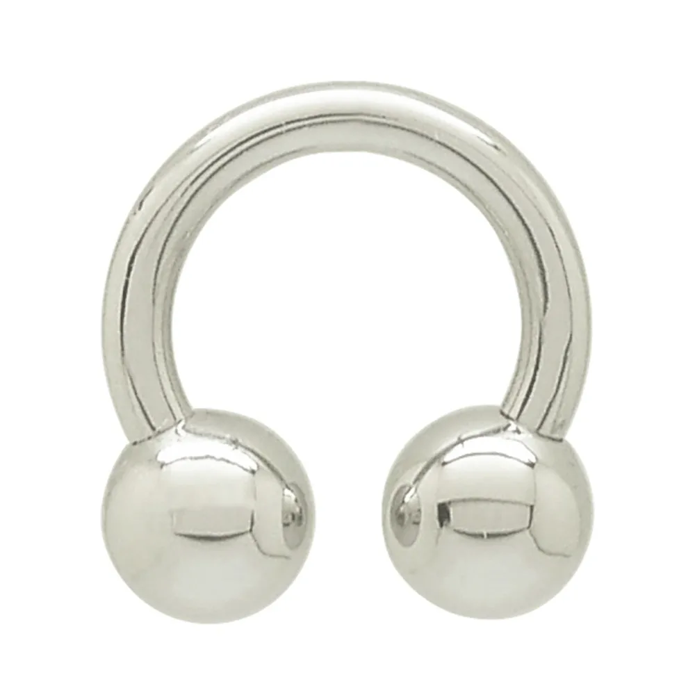 2mm x 10mm surgical steel body piercing jewelry circular