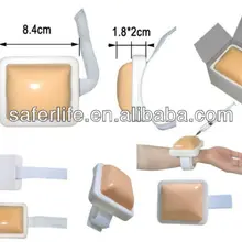 Скидка 10% на учебные принадлежности практический рекламный подарок медицинская пластиковая Подушечка Для Инъекций искусственная кожа 2,5 см х 50 см ремень