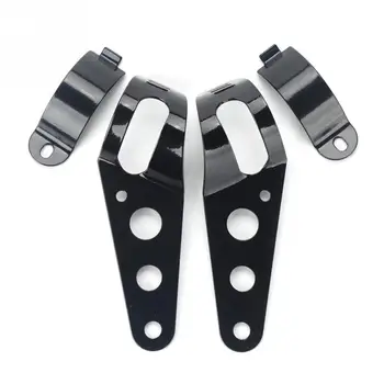 

2017 Promotion 38-51mm Motorcycle Motorbike Headlight Mounting Bracket Black Head Lamp Holder Fork Chopper Bobber Cafe Racer