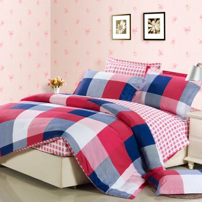 

2017 fashion Bedding sets 6pcs duvet doona quilt fitted cover ned sheet 100% cotton king queen full twin size bedclothes linens