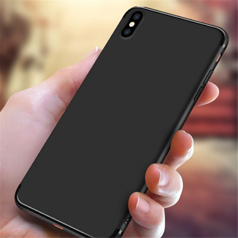 Ультратонкий Мягкий, роскошный, из ТПУ чехол для телефона для iPhone 6 6S Plus 7 8 Plus X XS Max XR 11 силиконовый матовый чехол тонкий чехол s