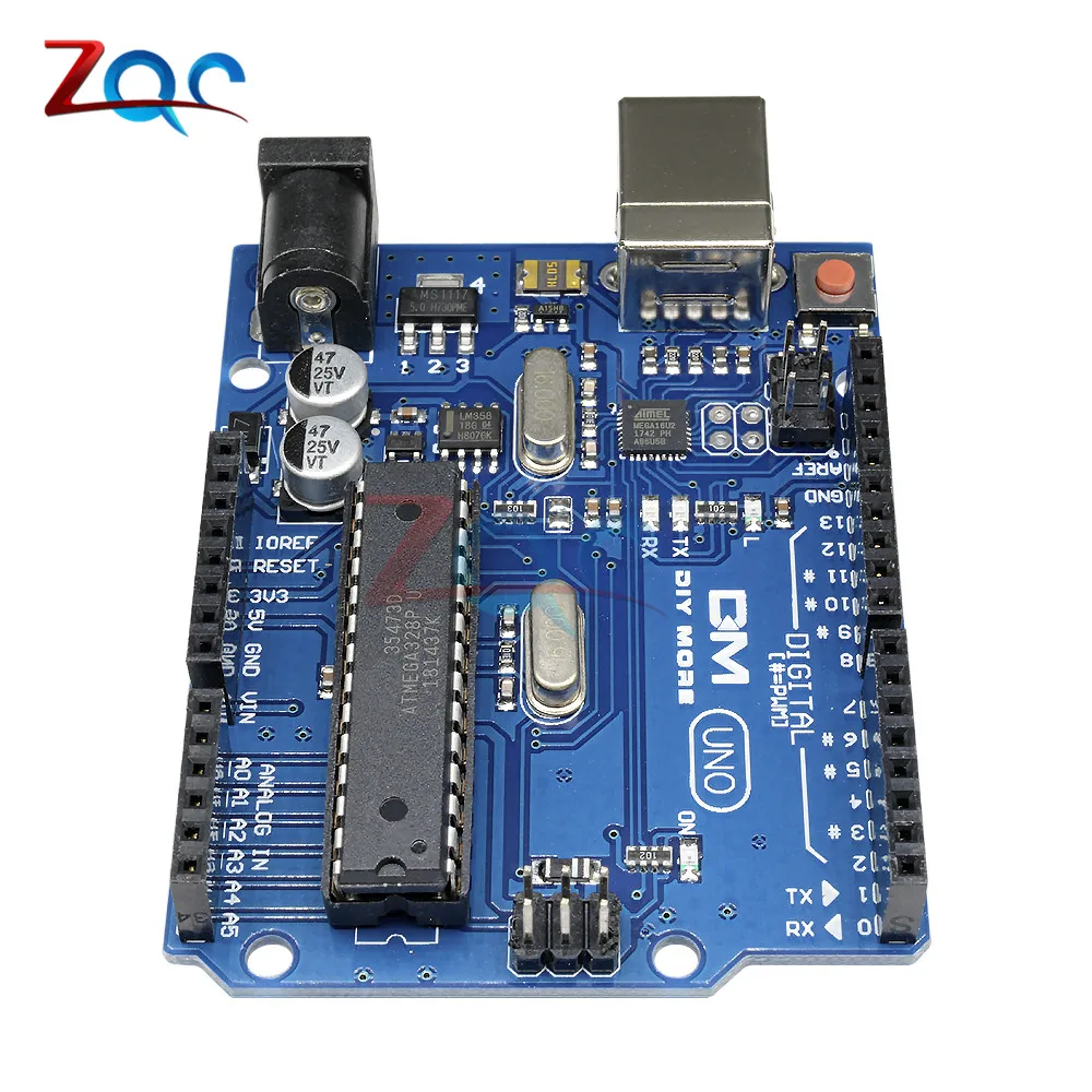 MEGA328P CH340G CH340 ATMEGA16U2 плата ввода/вывода ISP зуммер микроконтроллер для Arduino UNO R3 DC 3,3 В/5 В