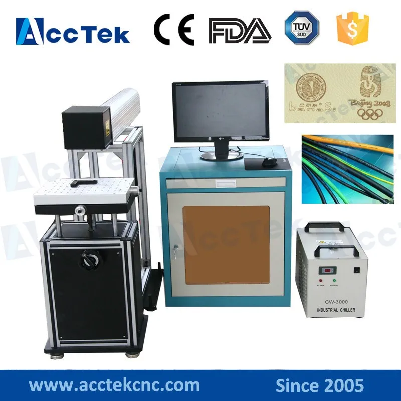 Hot sale good quality leather laser marking machine jewelry laser marking system 