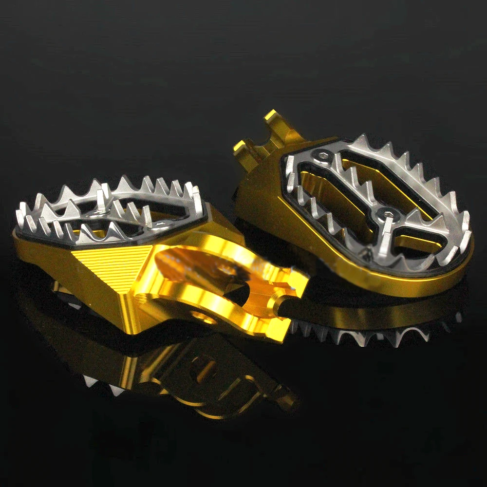 

Motocross CNC Aluminum off-road Foot Pegs For Honda CR Series CR125 CR250 CRF150R CFR250X CRF450X CFR250R CRF450R