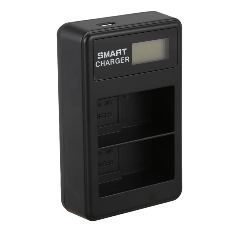 En-l15 LCD Dual charger Батарея Зарядное устройство для D600 D610 D600E D800 D800E D810 D7000 D7100 D750 V1 Mh-25