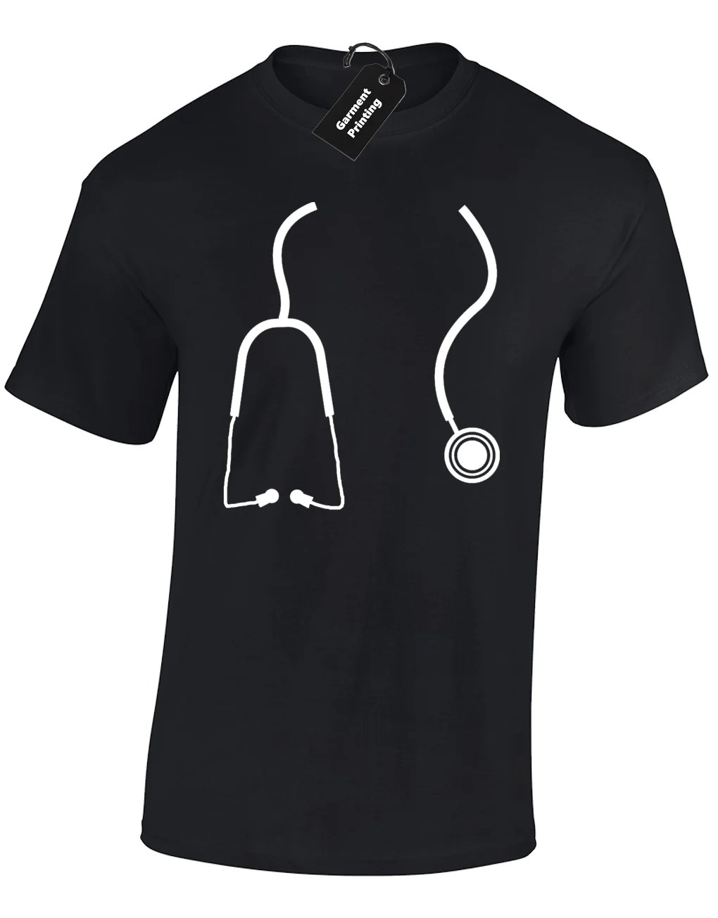 STETHOSCOPE MENS T SHIRT FUNNY COOL MEDICAL DOCTOR SURGEON FANCY DRESS NURSECool Casual pride t shirt men Unisex New Fashion | Мужская