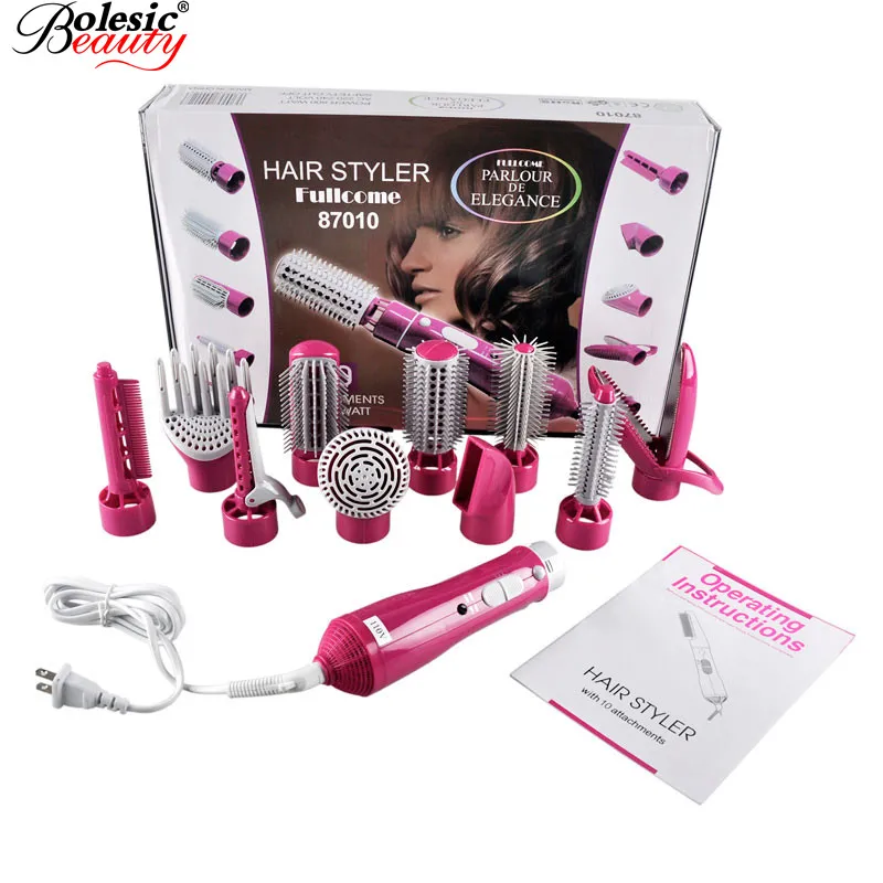 Расческа для волос 10 в 1 многофункциональные электрические гребни завивки