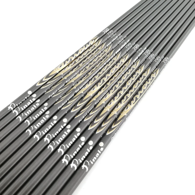 

Inals Archery Spine 500 600 700 800 900 30 Inch Carbon Arrows Shaft Recurve Bow Longbow Shooting Hunting 12PCS