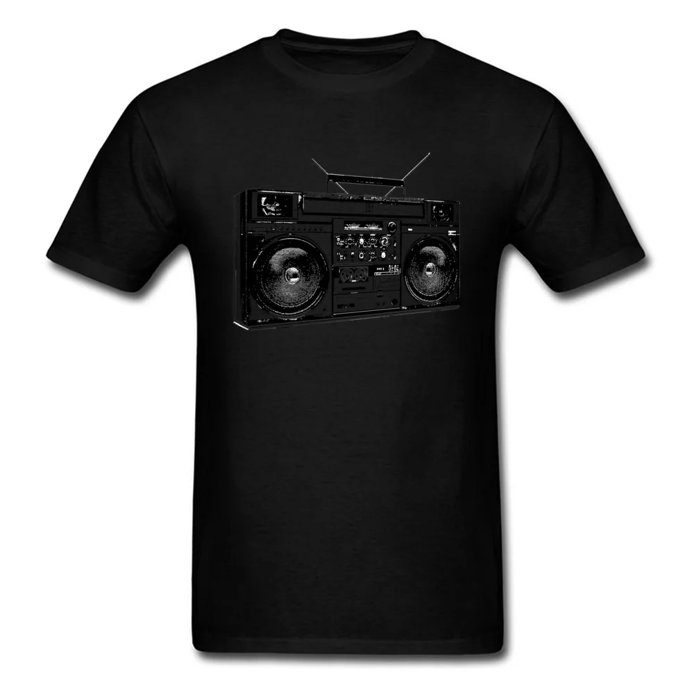 Boom Box Times Family Short Sleeve T Shirt April FOOL DAY O Neck Cotton Men Top T-shirts Family T-shirts 2018 New Fashion Boom Box Times black