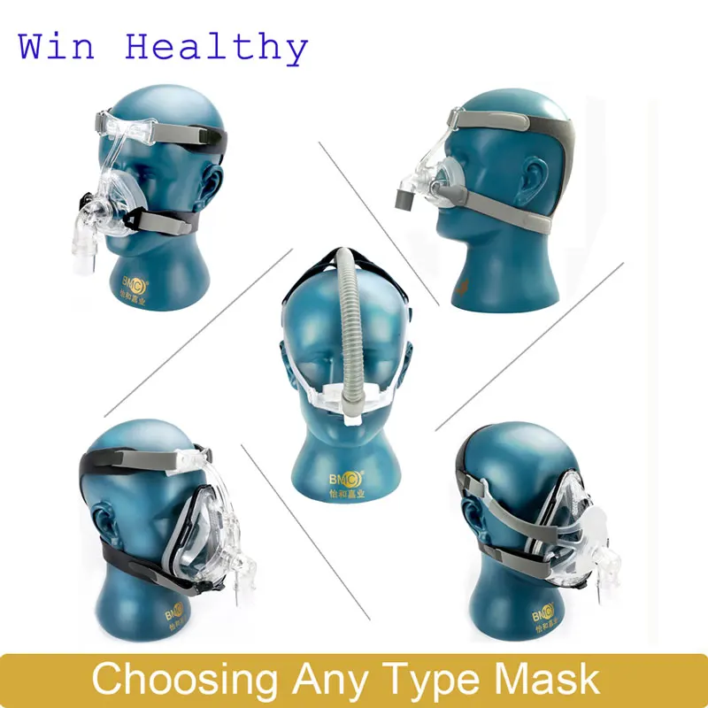 Discount Win Healthy BMC CPAP/APAP/Auto CPAP Machine With Full Face Mask Or Nasal Mask for Sleeping And Snoring Sleep apnea syndrome SAS 4