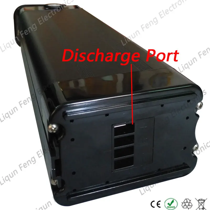 Discount 1000W 48V 21AH electric bike battery 48V Li-ion battery pack 48v silver fish scooter battery use Samsung 35E 18650 cell 30A BMS 4