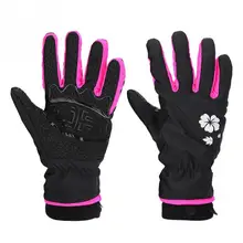1 пара Женские Зимние перчатки для катания на лыжах бархатные ветрозащитные теплые перчатки на полный палец перчатки для спорта на открытом воздухе перчатки для пеших прогулок скалолазания на велосипеде