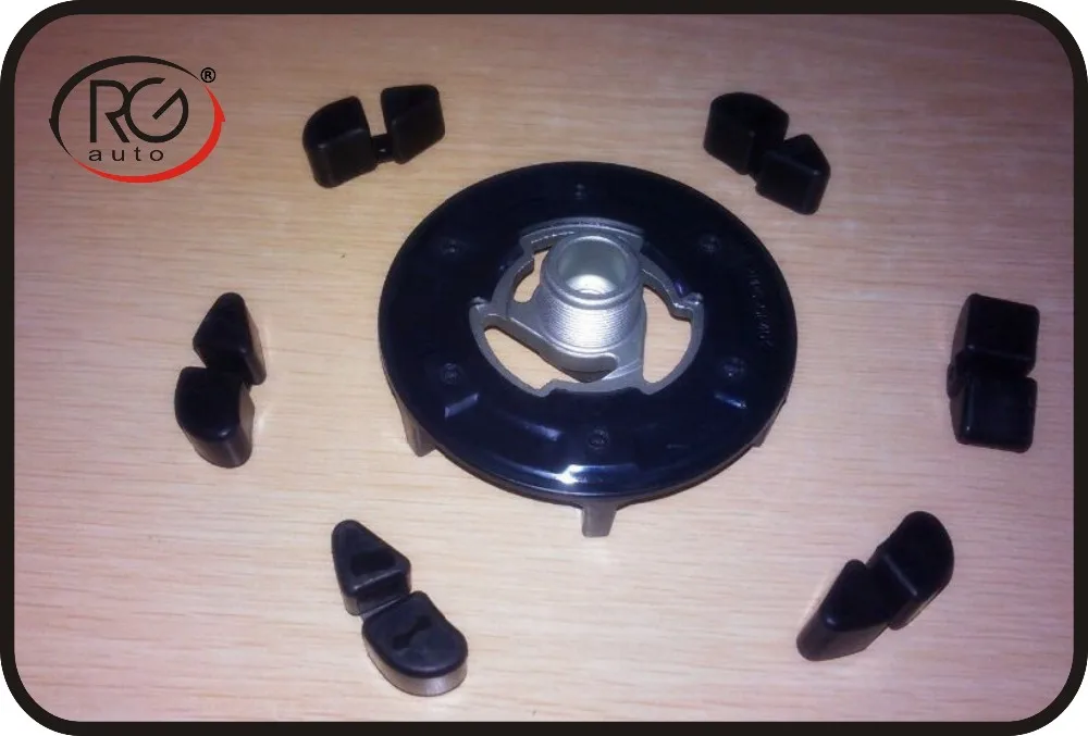 Auto AC Compressor Clutch Hub 5SE09C 5SL12C 5SE Auto pulley auto air ac compressor clutch hub + rubber