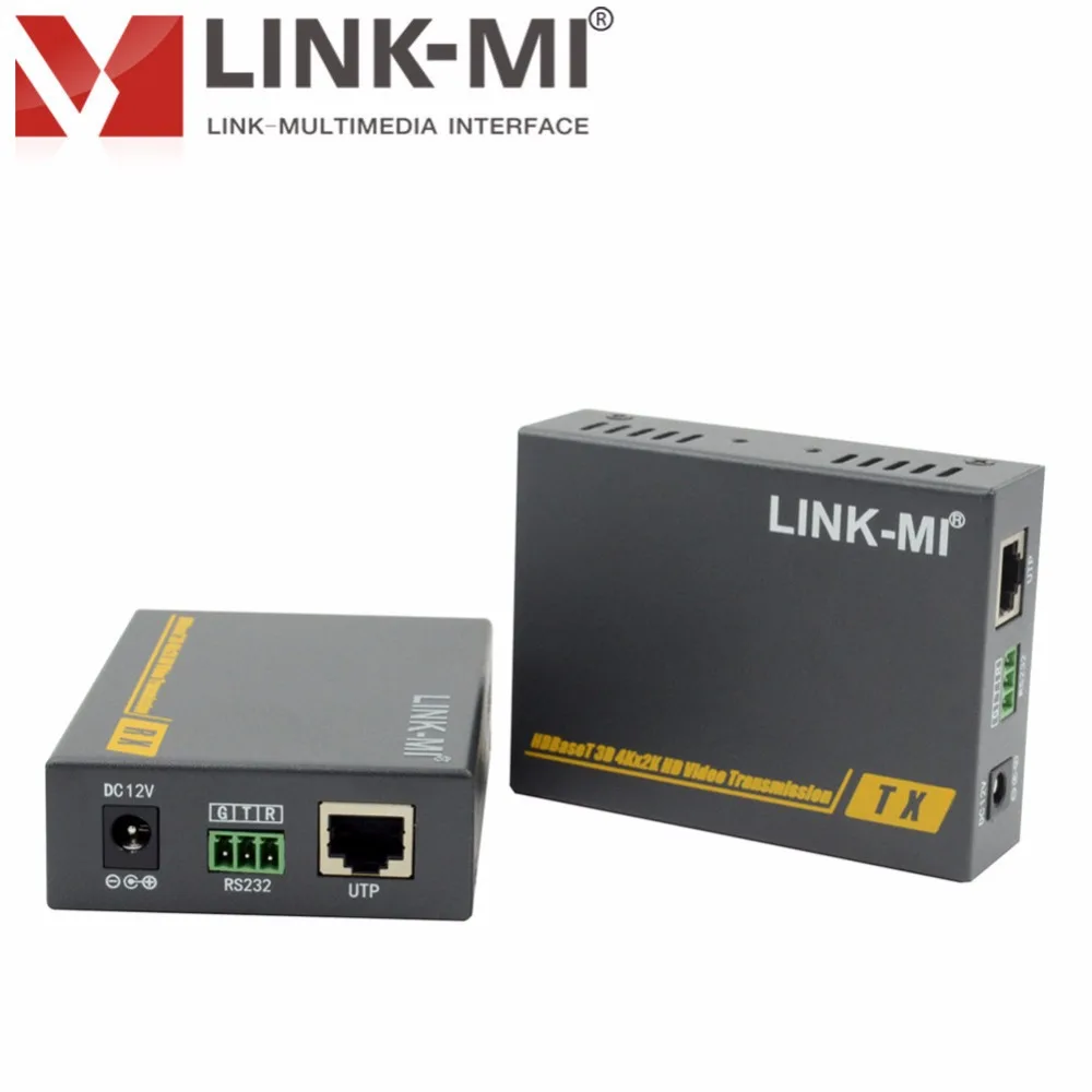 

LINK-MI LM-HT201H HD Video Transmission 3D 4Kx2K 100m HDBaseT HDMI Extender Over Single Cat5e/6 Cable