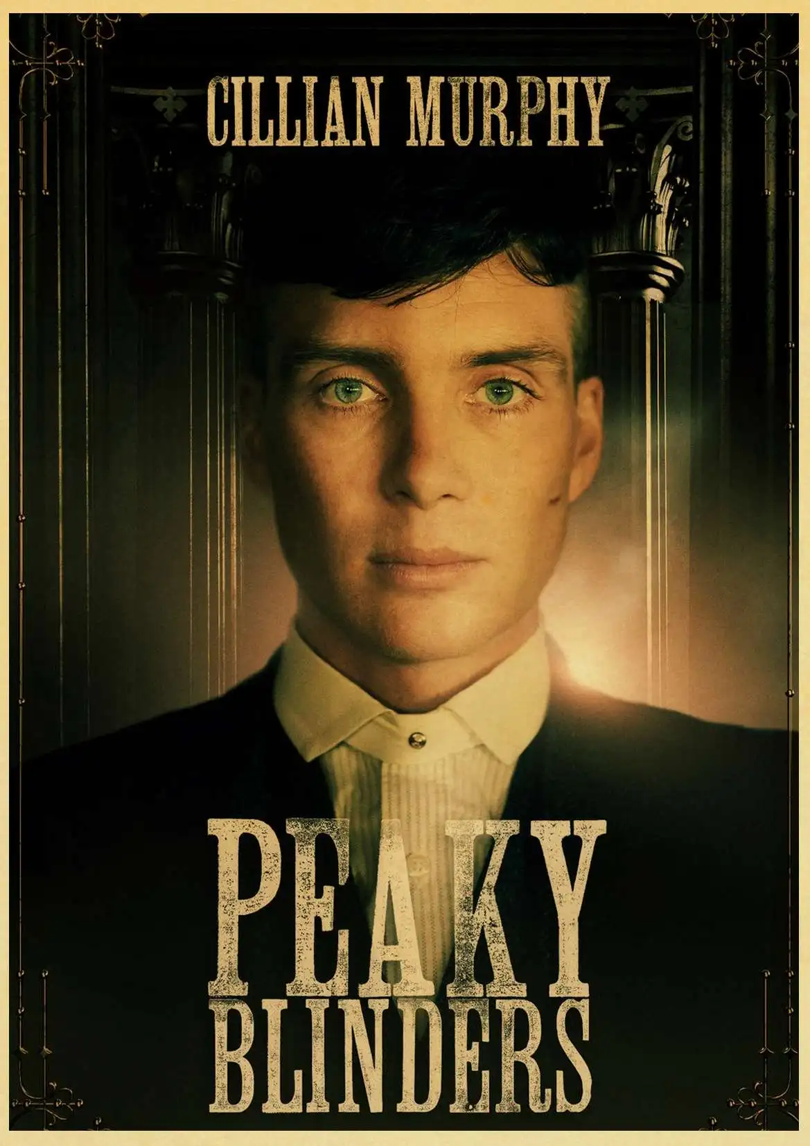 Сериал tv peaky blinders плакат настенный Декор печать на крафтовой бумаге Ретро плакат Настенный декор romm - Цвет: W053