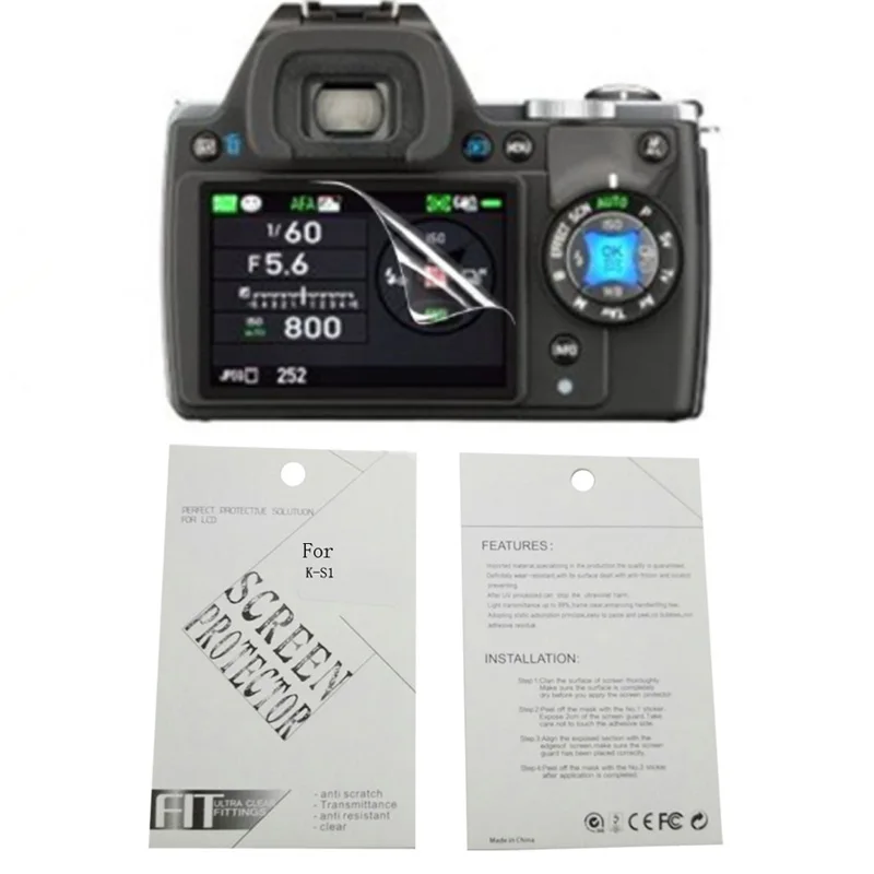 2 Pezzi New Soft Pellicola Di Protezione Dello Schermo Della Fotocamera Per Pentax K-1 Mark Ii K-1 K-3 Ii K-3 K-5 Ii K-5 K-30 K-50 K-70 K-R K-S1 Mx1