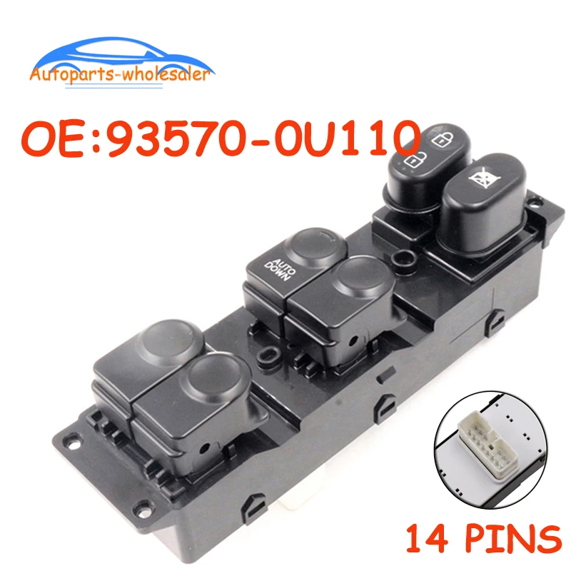 

93570-0U110 935700U110 For Hyundai Accent 2010-2014 Car Power Window Control Switch Electric Switch car accessories