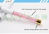 ANGNYA 1Pcs Acrylic Handle With Rhinestone Kolinsky Oval Nail Art Brush For Acrylic 8#/10# Oval Single Piece A003 4