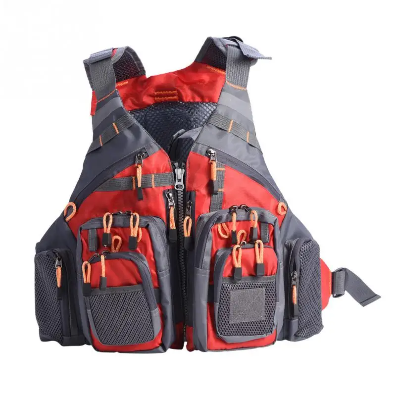 3 цвета Открытый Спорт Рыбалка спасательный жилет унисекс для взрослых дышащий плавательный спасательный жилет с карманом