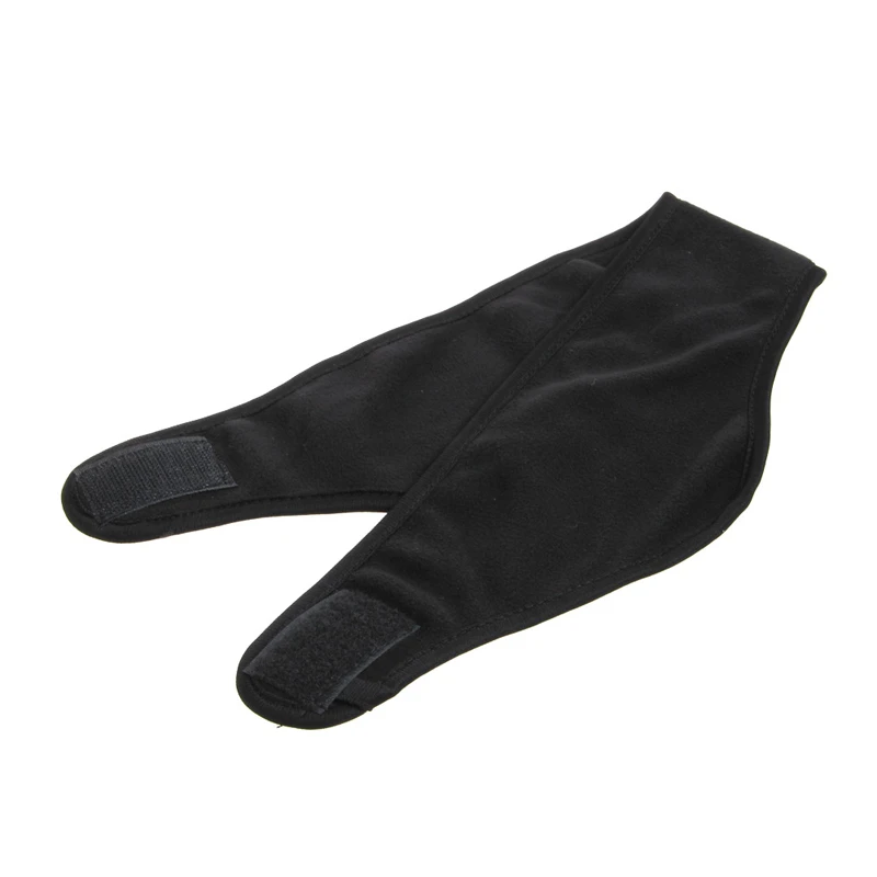 2020 Женская и мужская зимняя черная двойная Флисовая теплая повязка на голову