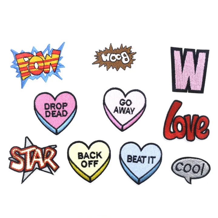 3 Cartoon Stripes Patches For Clothing Applique Embroidery Patch For Clothes Backpack Fabric Patch Ironing Sewing Diy Badges Jackets