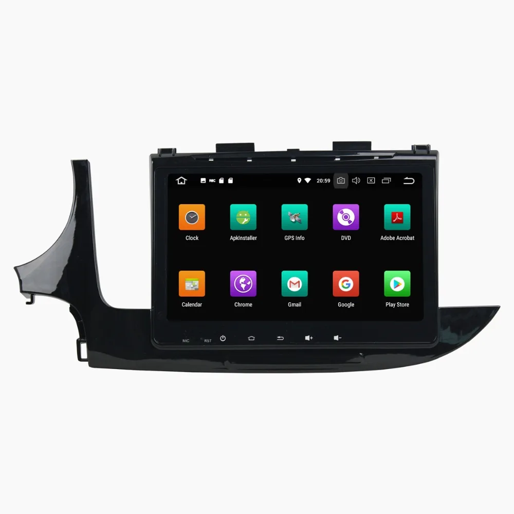 Aotsr Android 8 0 7 1 GPS навигация автомобиля без DVD плеер для Opel Mokka 2017 мультимедиа радио