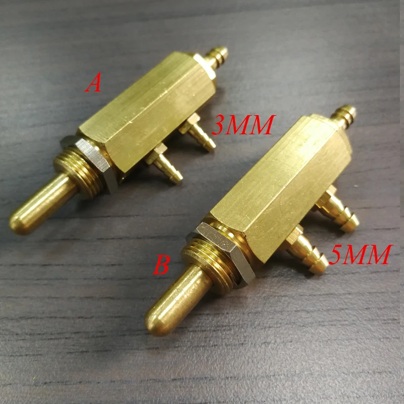 

2PCS 3MM /5MM Dental unit Spare Parts Foot Pedal Valve for Chair