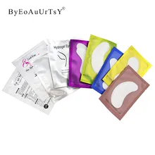 50 пар/лот патчи для глаз без ворса под гелевые подушечки для глаз бумажные патчи для ресниц накладки-наклейки под глаз наращивание ресниц инструменты для макияжа