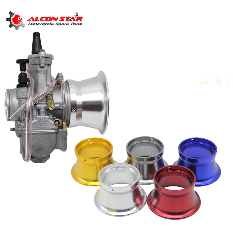 

Alconstar- 55mm Motorcycle Carburetor Carburedor Air Filter Cup Wind Cup Horn Cup Fit Keihin OKO KOSO Mikuni PWK32mm 34mm Racing