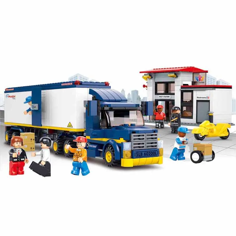 

Sluban Building Blocks Compatible with Lego B0318 537P Models Building Kits Blocks Toys Hobbies For Chlidren