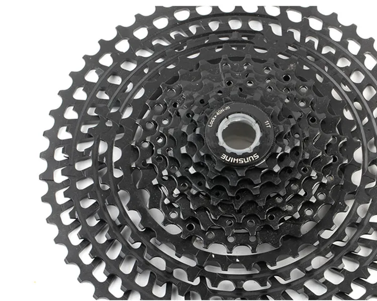 SUNSHINE MTB 12 скоростей кассета 11-50T Сверхлегкая 399 г CNC Freewheel Запчасти для горного велосипеда XTR GX NX