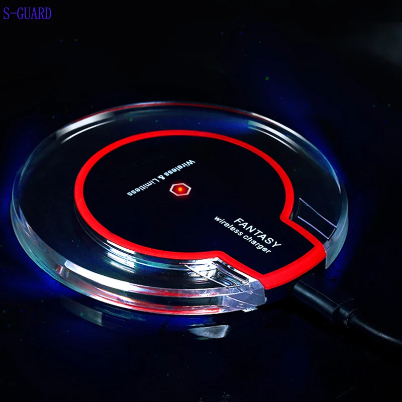 

S-GUARD Qi Wireless Charger Charging Pad Original for SAMSUNG S8 S6 S6Edge+ Plus S7 S7Edge Note5 LG Nexus4 Iphone X iphone8 plus