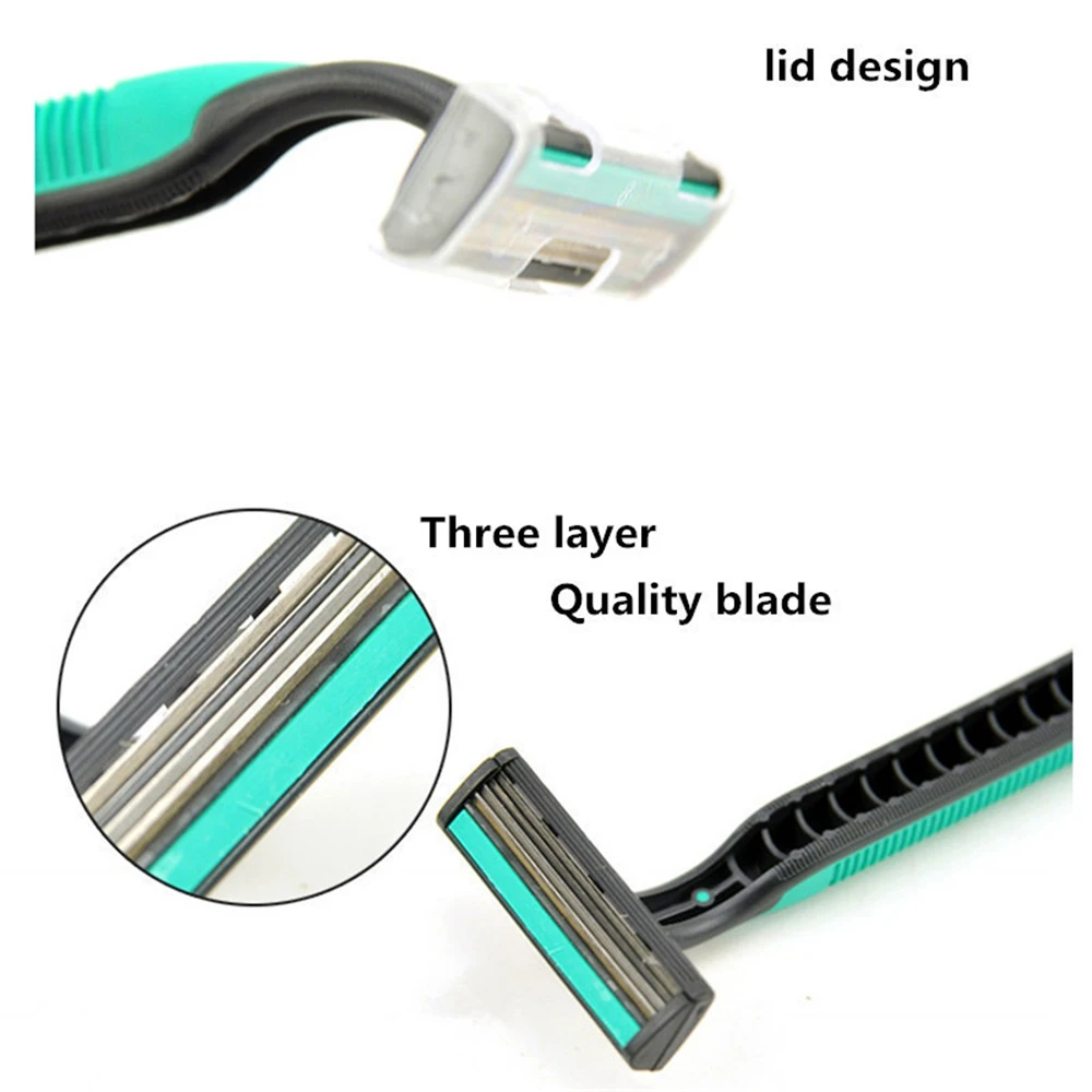 Top quality 4pcs Women Men Skin Shave Razor safety Blade shaver Razor for Body Hair Trimmer