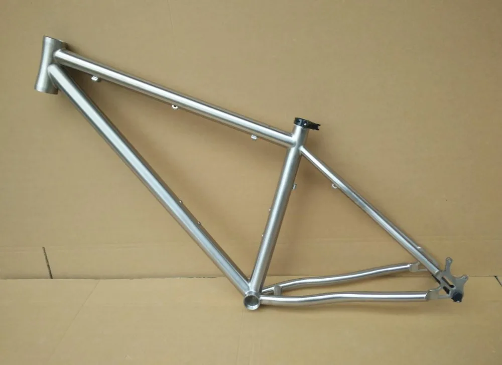 Cheap Titanium  Disc brakes  Titanium  frame  Kalosse  27.5*17 inch  frame  MTB frame  Mountain bike 27.5er 1