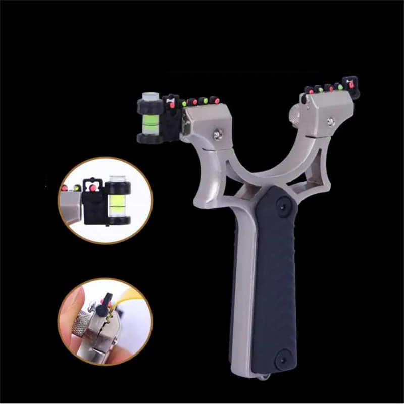 

1 piece strong steel alloy slingshot slingshot sling outdoor hunting camping bow travel set new 2019
