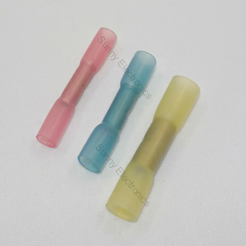 

30 Piece PERMA SEAL Heat Shrink BUTT Terminal Connectors Red Blue Yellow