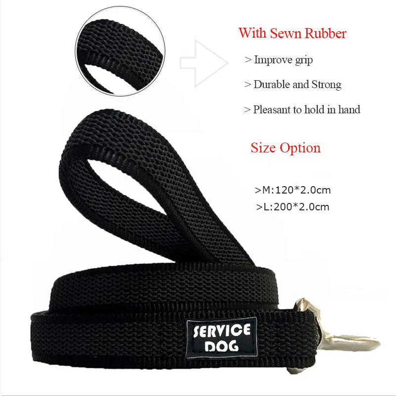 Nylon Rubber Dog Leash Strong and Durable Pet Supplies for Walking