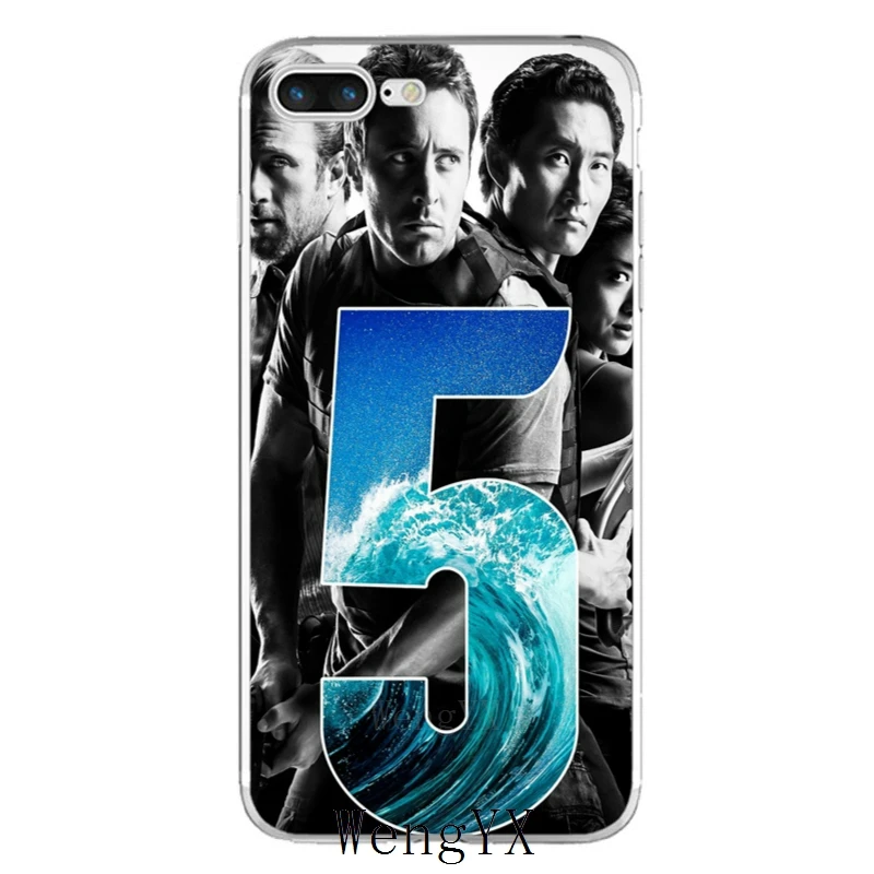 Тонкий Силиконовый ТПУ мягкий чехол для телефона TV hawaii five o iPhone X 8 8plus 7 7plus 6 6s plus 5 5s