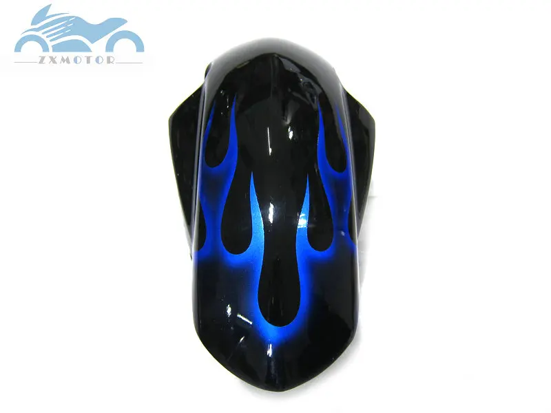 Пользовательские комплект обтекателей для SUZUKI 2004 2005 GSXR 600 750 мотоциклетные спортивные Обтекатели 04 05 GSXR750 GSXR600 K4 Буле Пламя кузовов
