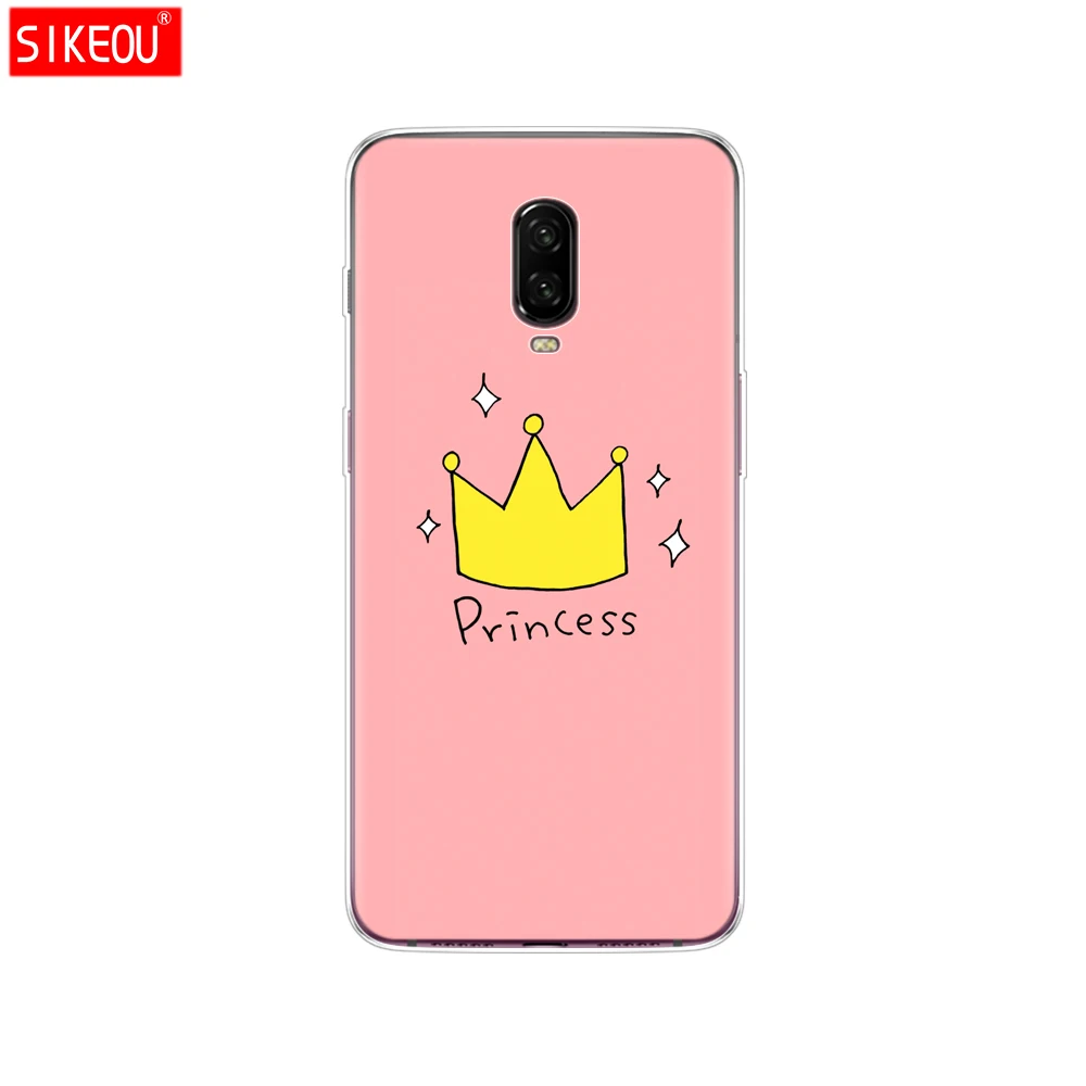 Силиконовый чехол для oneplus 6 t, чехол, Coque для one plus 6 T, чехол etui, чехол для oneplus 6 t, силиконовый чехол с котом и цветами - Цвет: 12074
