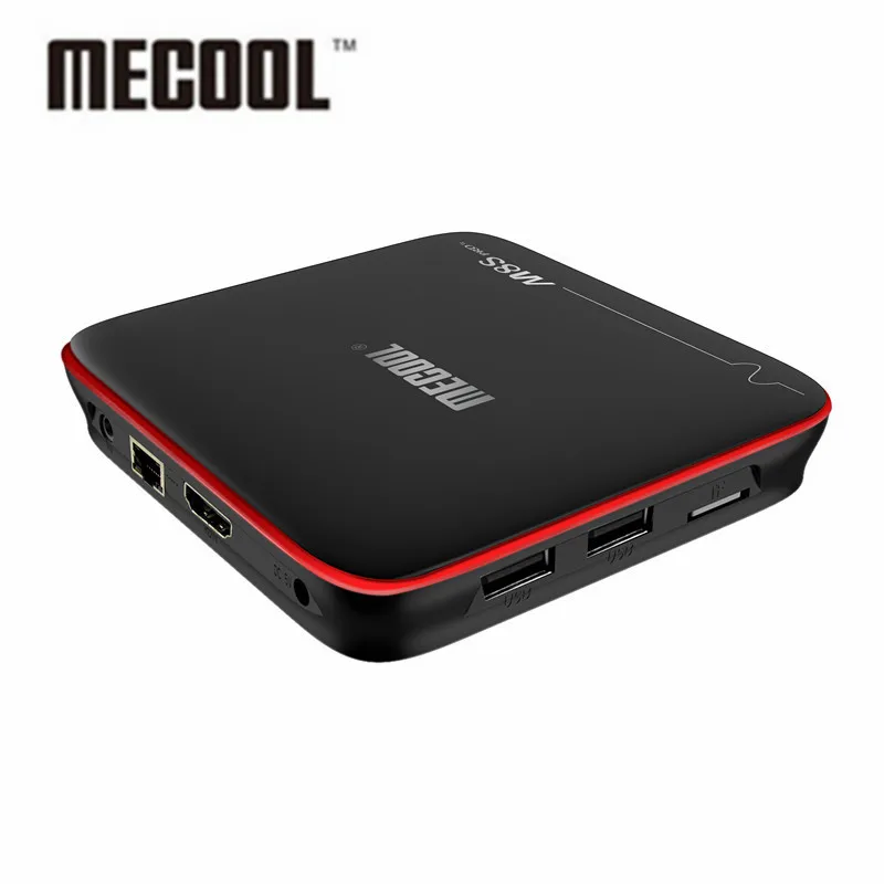 ТВ приставка MECOOL M8S PRO W Android 7 1 процессор Amlogic S905W четырехъядерный 2 Гб ОЗУ DDR4 16 Смарт