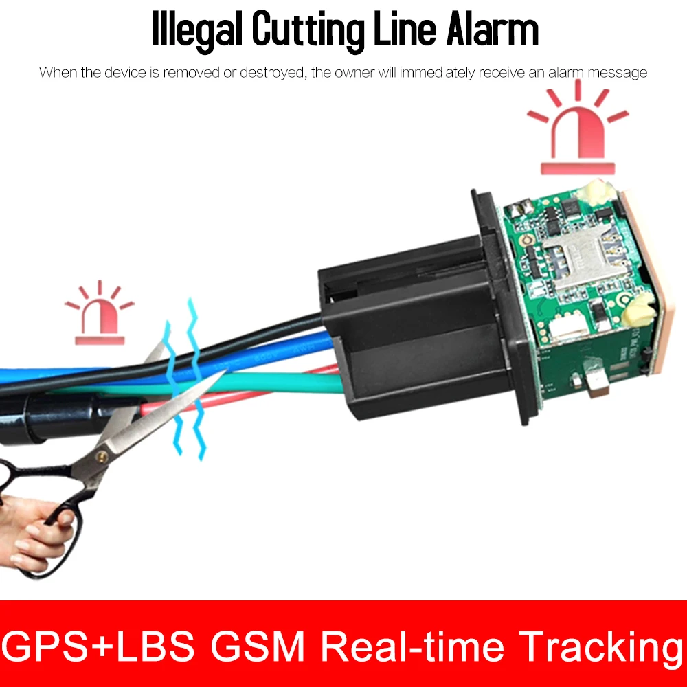 

Relay GPS Tracker Car GPS Locator Cut Off Fuel GSM GPS Car Tracker Google Maps Realtime Track Shock Alarm Free APP